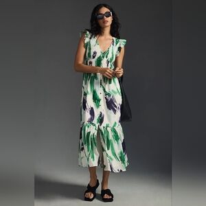 Anthropologie The Peregrine Midi Dress